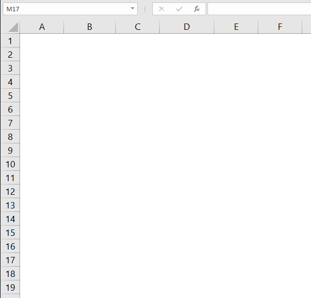 How to quickly select a cell range