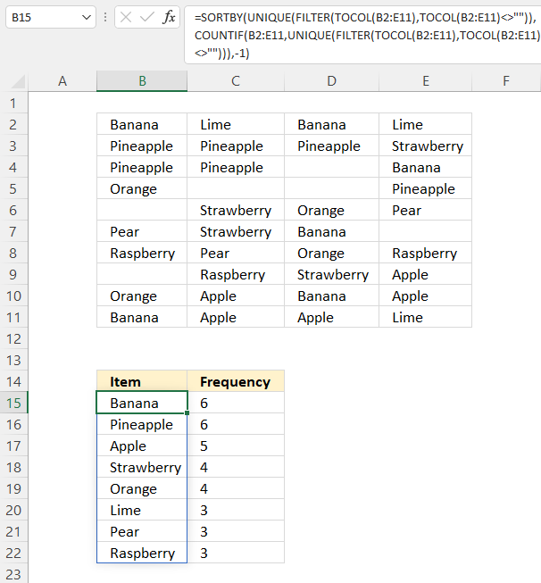 How To Find Unique Values In Excel Across Multiple Columns Printable