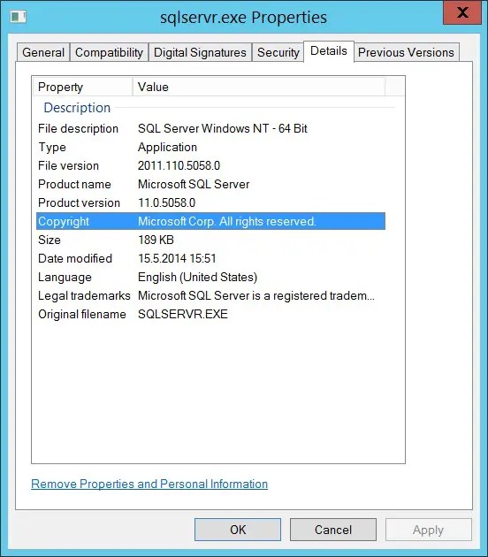 Find SQL Server Version Query CMD Edition and Service Pack