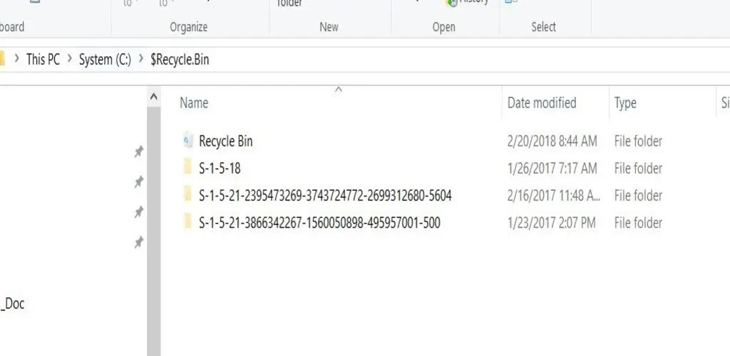 Commands to clean RECYCLE BIN Directory from Windows.