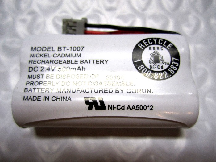 UNIDEN GENUINE BT1007 NICKELCADMIUM NICAD RECHARGEABLE BATTERY 2.4V