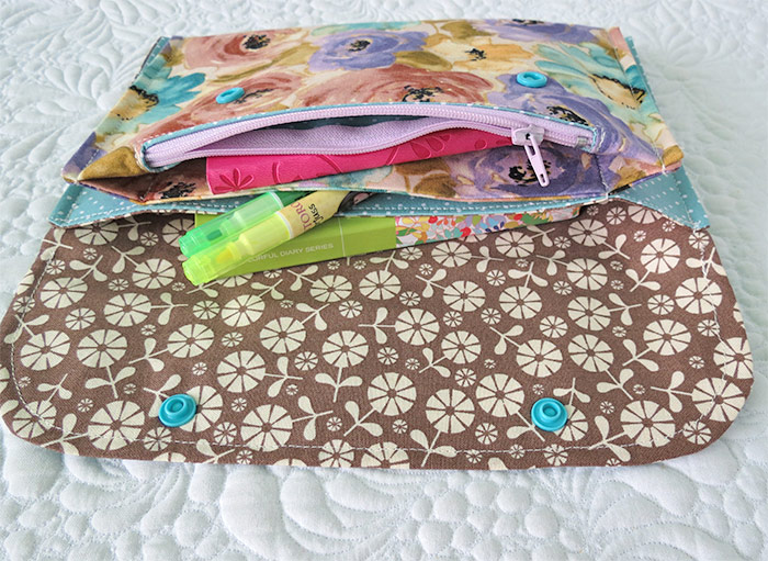 Snap pouch pattern Geta's Quilting Studio