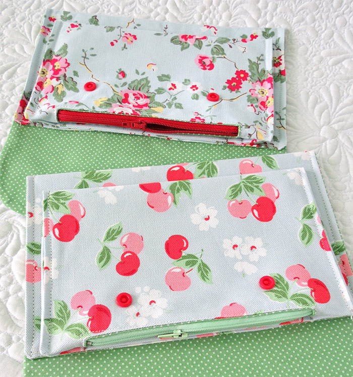 Snap pouch pattern Geta's Quilting Studio