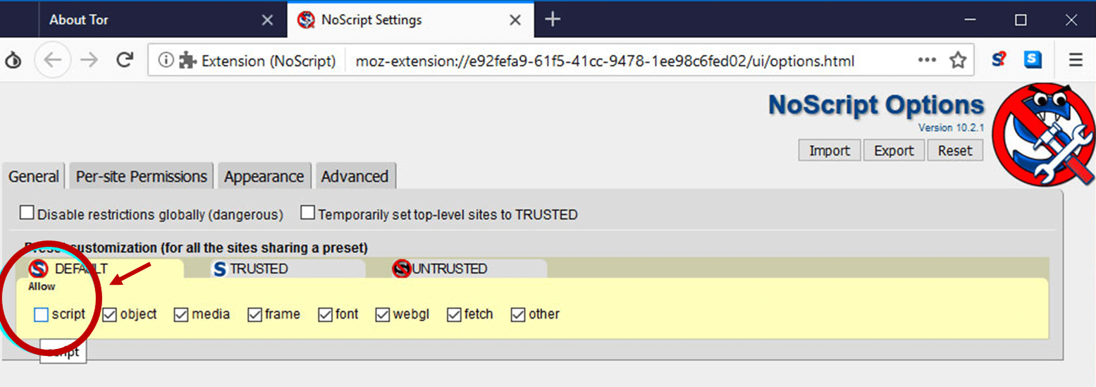 How To Disable JavaScript In Tor Browser Get Basic Idea