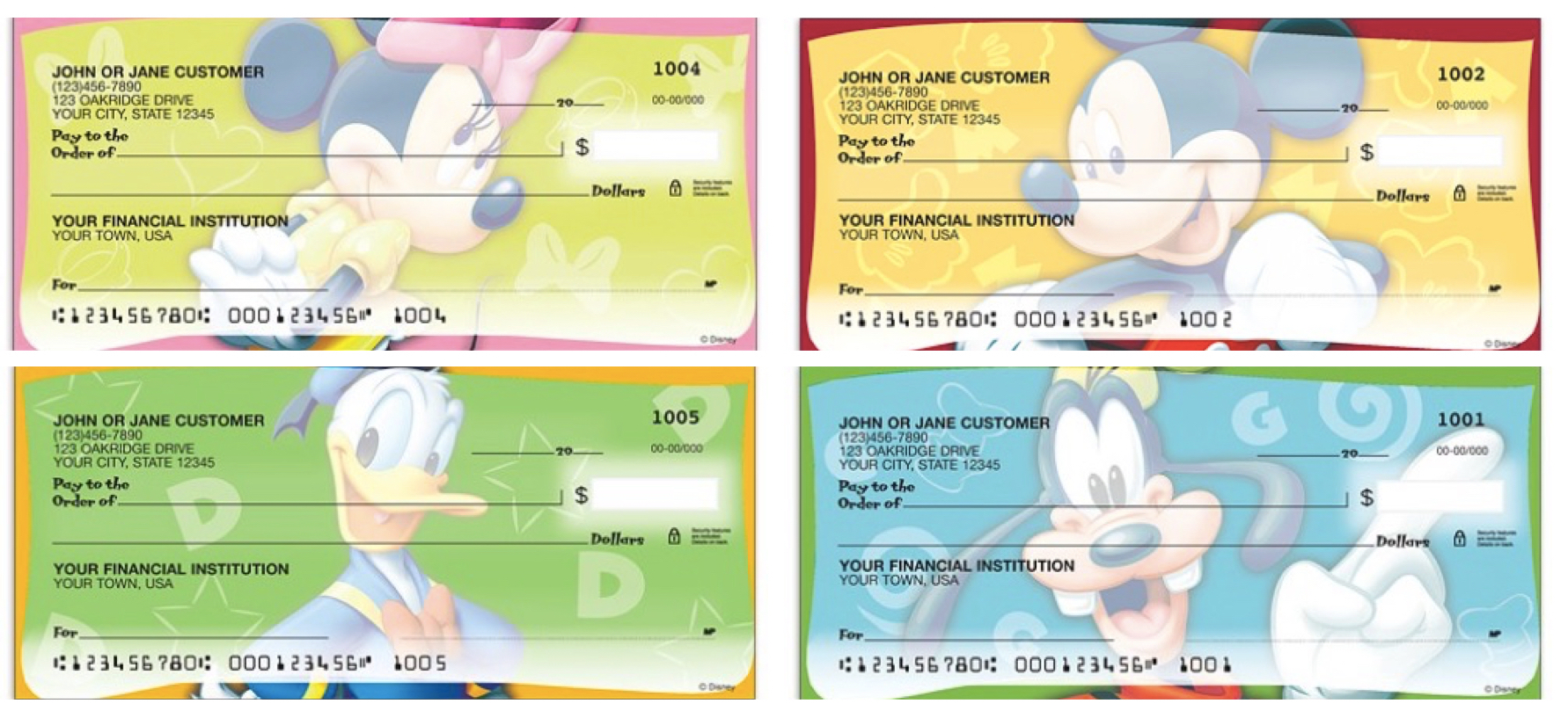 Disney Checks Best Personal Checks