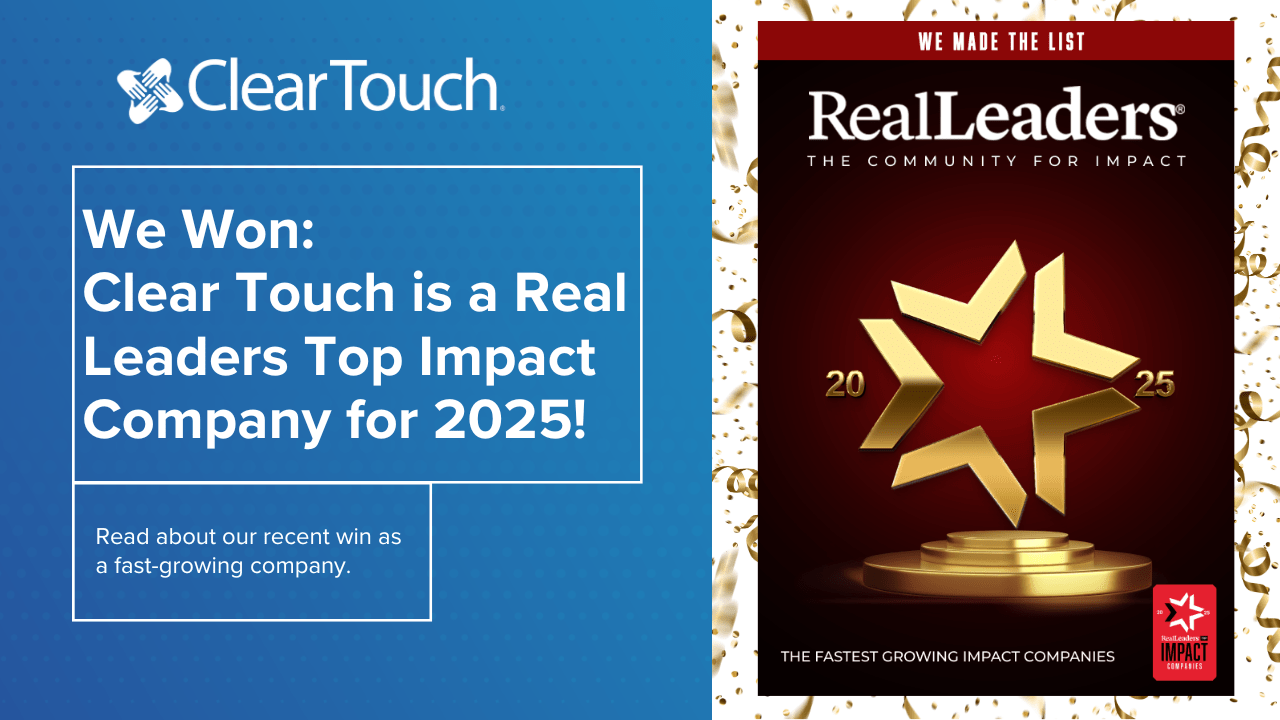 Clear Touch es nombrada empresa de mayor impacto para 2025 por Real