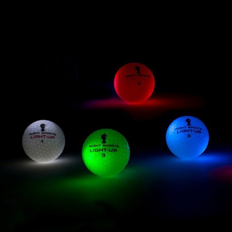 Motion Activated LED Golf Balls. Night Golf, Anyone? GetdatGadget