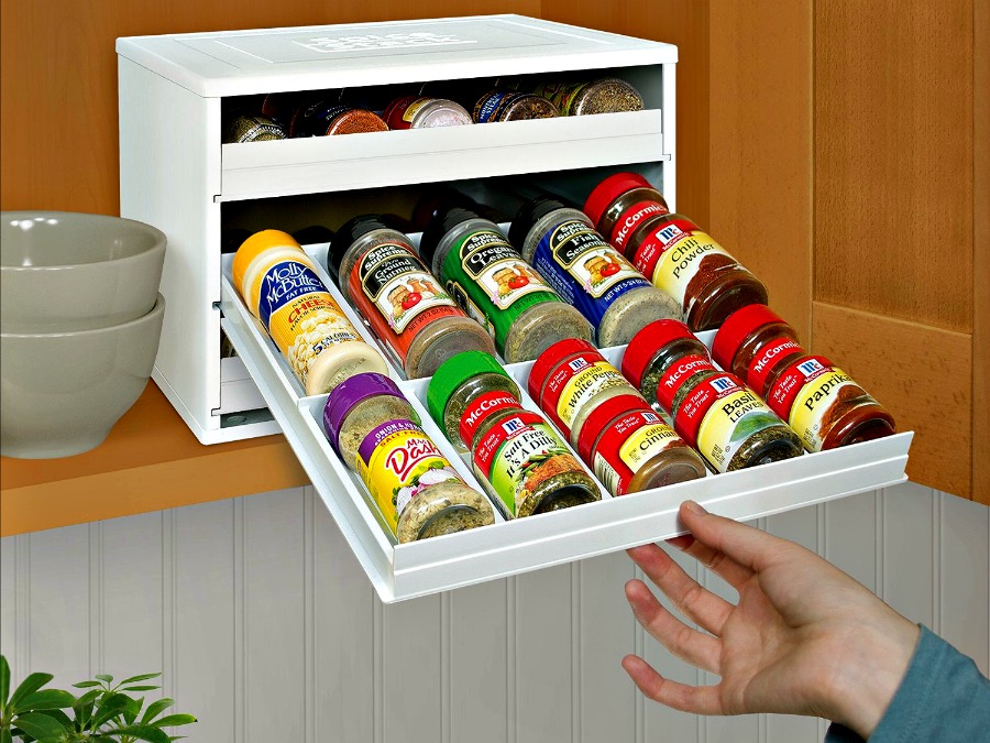 SpiceStack: Organize your Spice Bottles Like a Pro - GetdatGadget