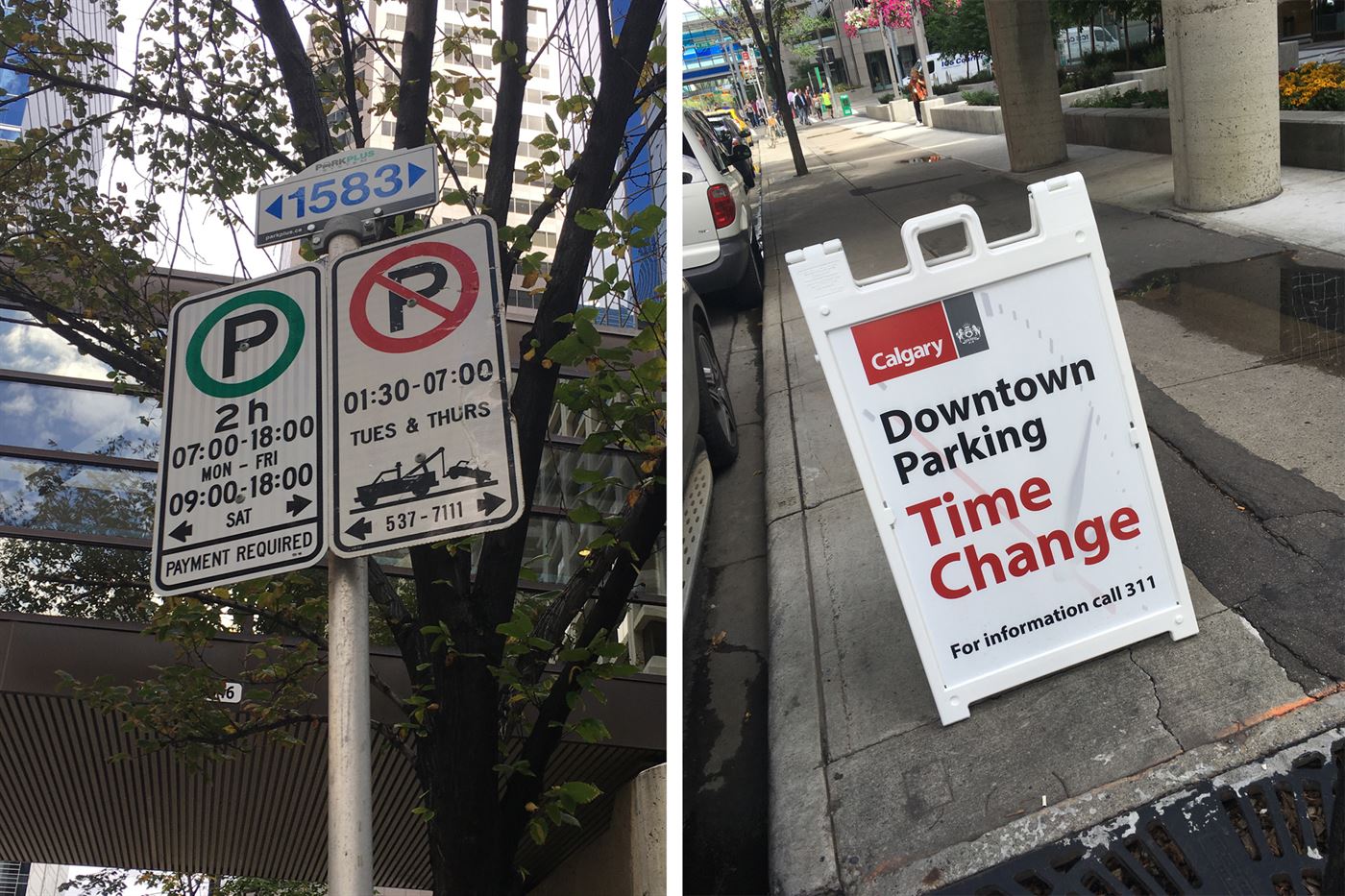 Downtown Calgary Parking Changes in 2016