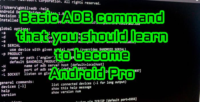 Adb Command Cheat Sheet