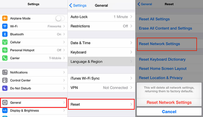 How to Reset Network Settings on iPhone XS Max?