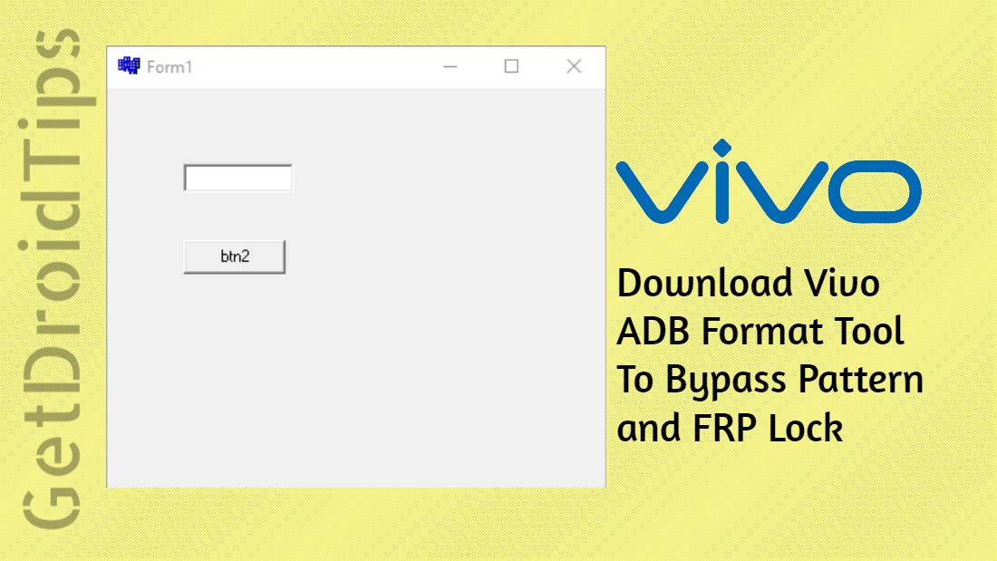 Download Vivo ADB Format Tool Vivo Pattern and FRP