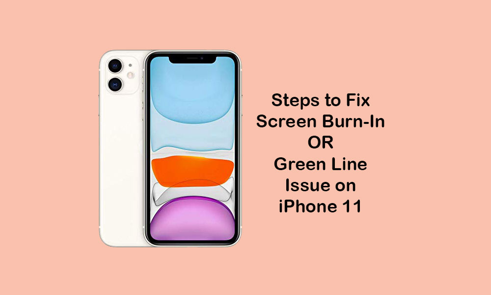 How to Fix Screen Burnin and Green Line Problem on Apple iPhone 11