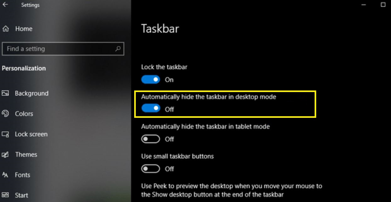 How To Hide The Taskbar On Windows 10 🥇 6 Simple Methods Fix Issues