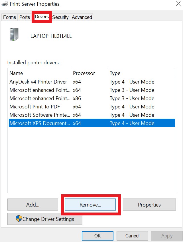 いろいろ print server properties windows 10 183918Print server properties