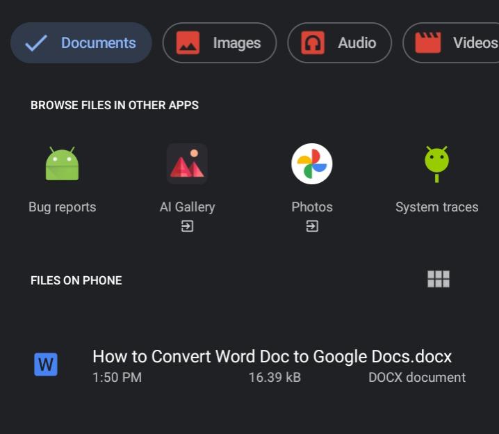 How to Convert Microsoft Word Doc to Google Docs