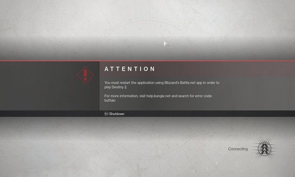 What is Destiny 2 Error Code Buffalo? Is there any Fix?