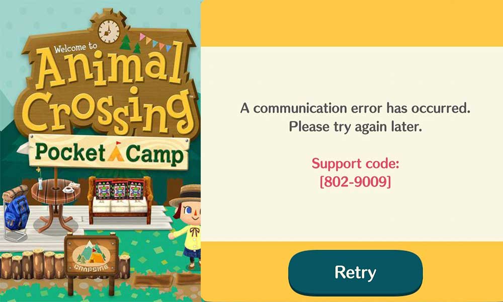 Review Of Animal Crossing Pocket Camp Support Code 802-1-01A-071-016