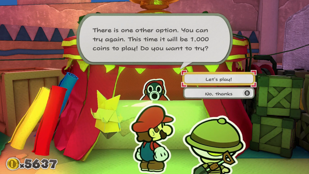 Paper Mario The Origami King Snifit Mood Guide