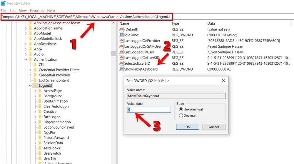 How to Disable OnScreen Keyboard on Windows 10