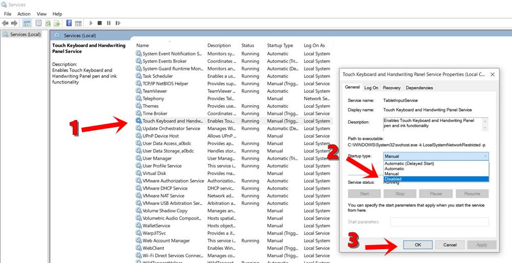 How to Disable OnScreen Keyboard on Windows 10