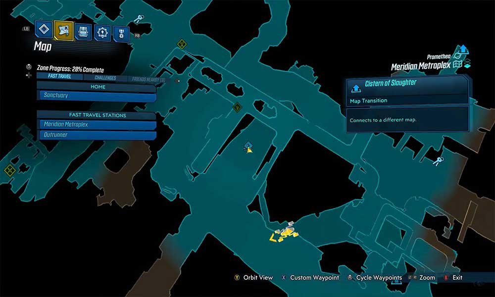 Borderlands 3 All Circle of Slaughter Locations Cistern, Shaft