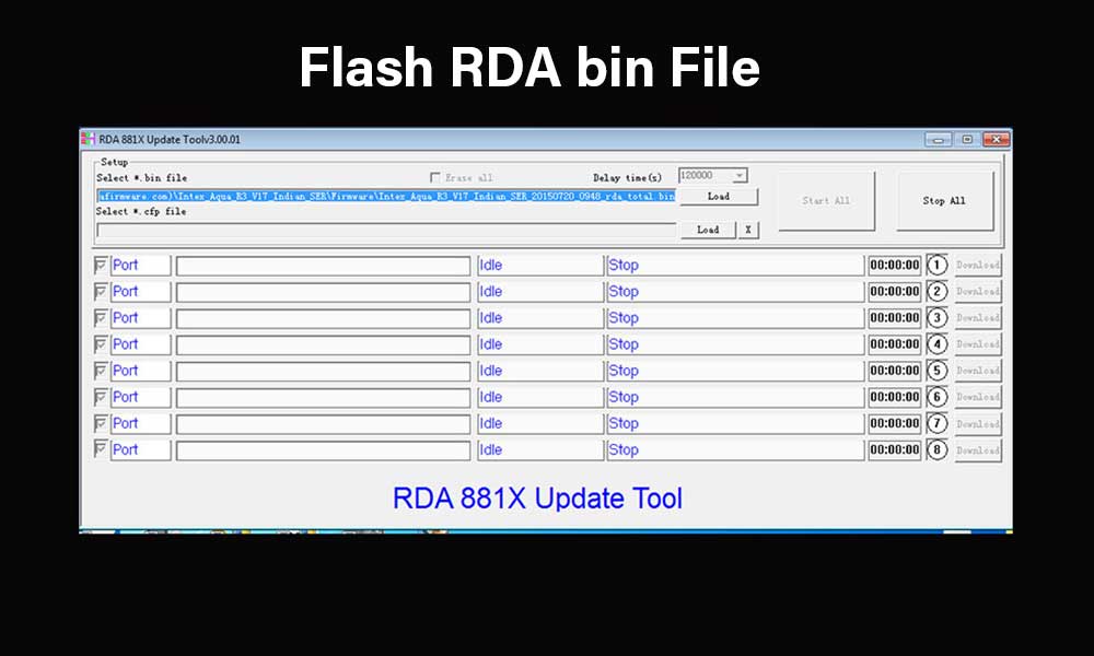 Как прошить binфайл RDA с помощью RDA Flashing Tool osvoeniepk.ru