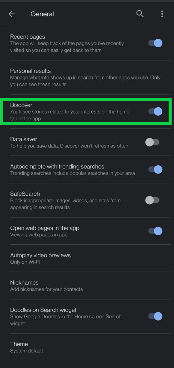 How to Enable or Disable Google Feed on Android?