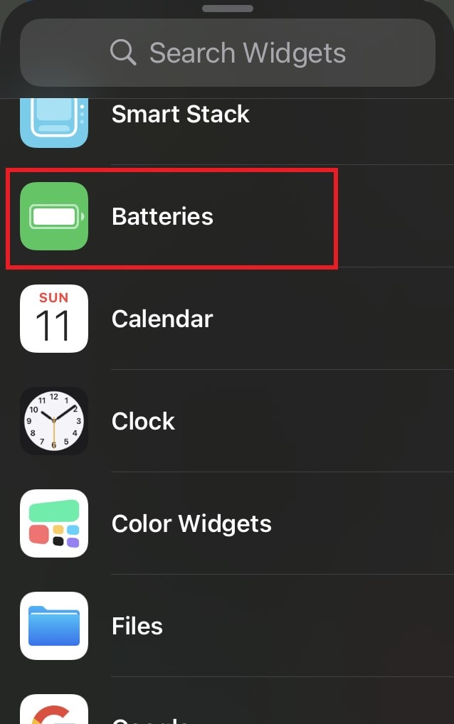 Show Battery Percentage of All Apple Products on iPhone Home Screen