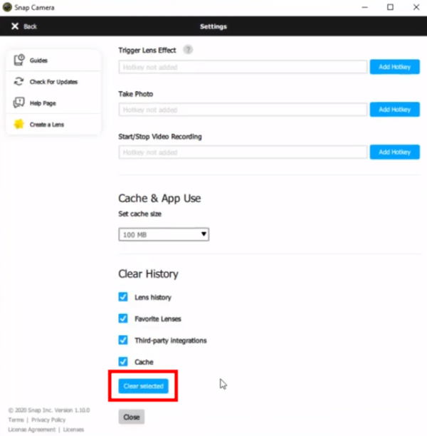 Fix Snap Camera No Available Camera Input