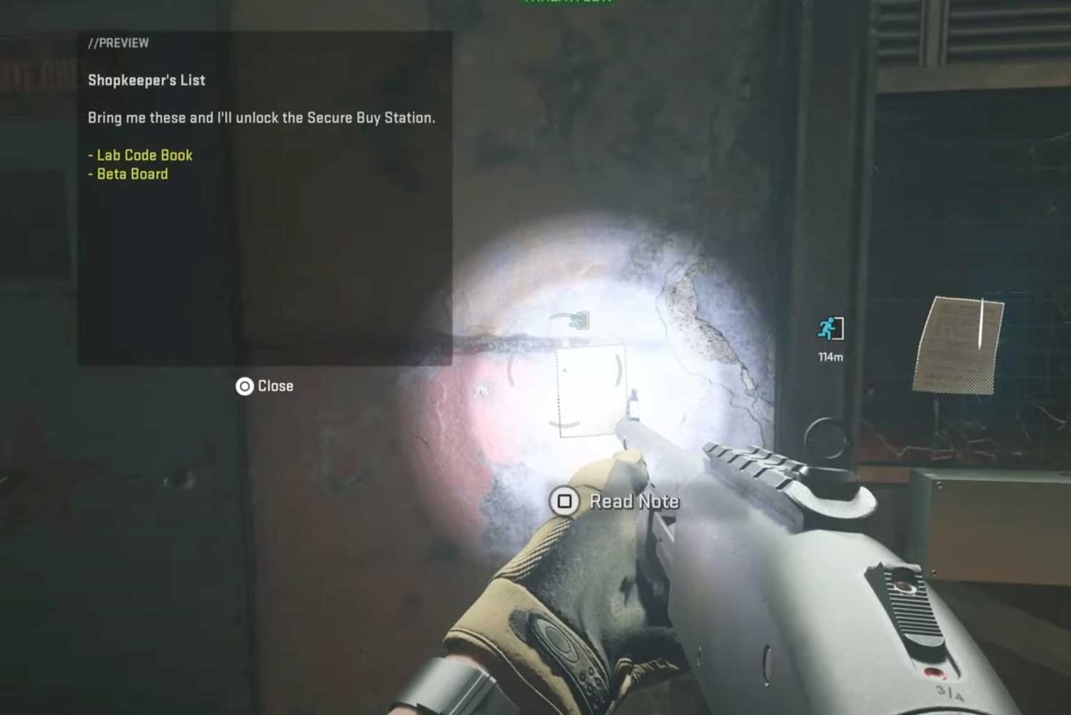 How to Locate the Shopkeeper and Read His List of items in Warzone 2 DMZ