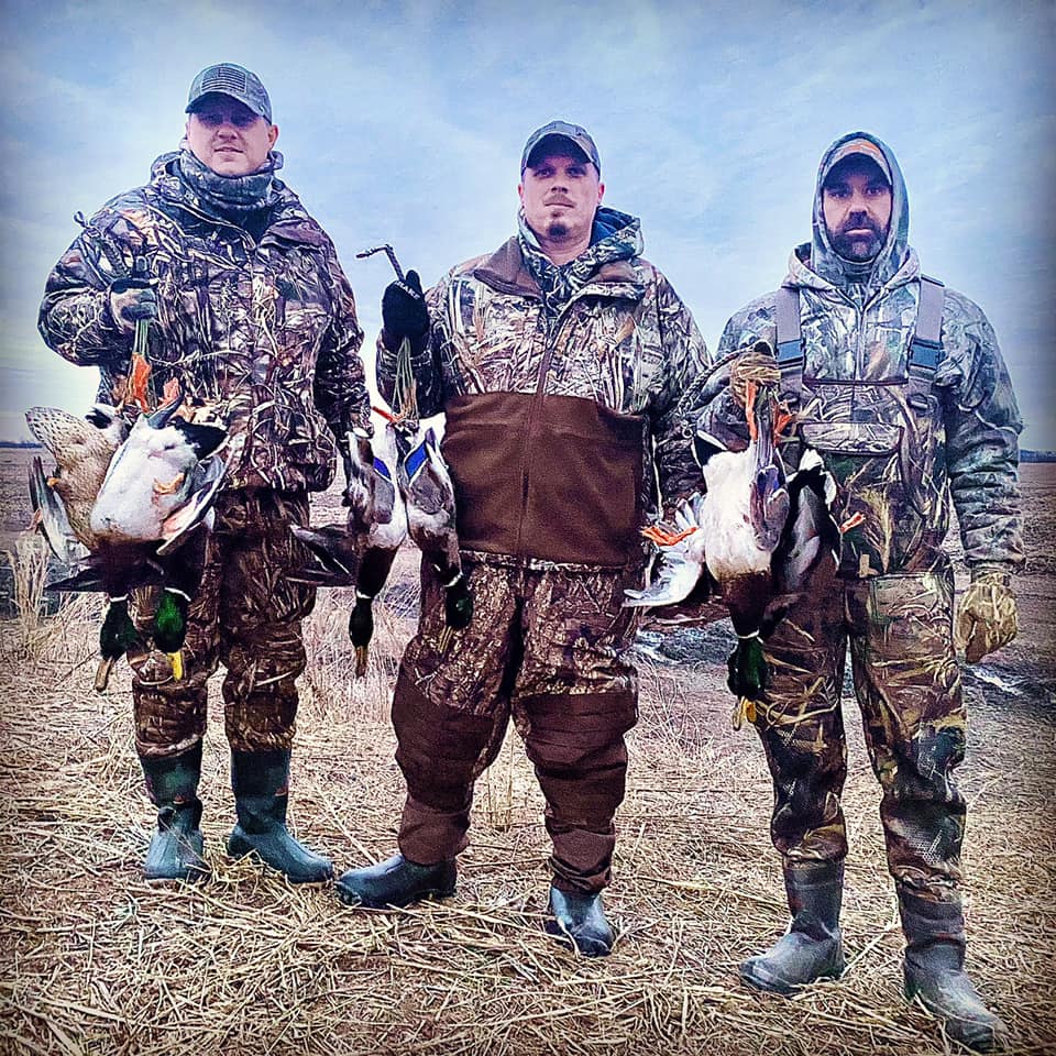 Kansas Duck Hunting Mallards Carter's Big Island