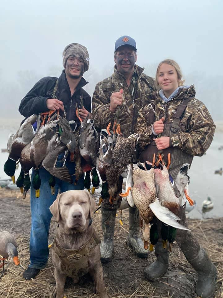 Kansas Duck Hunting Mallards Carter's Big Island