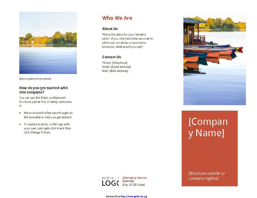 Brochure Template 2 download Brochure Templates for free PDF or Word