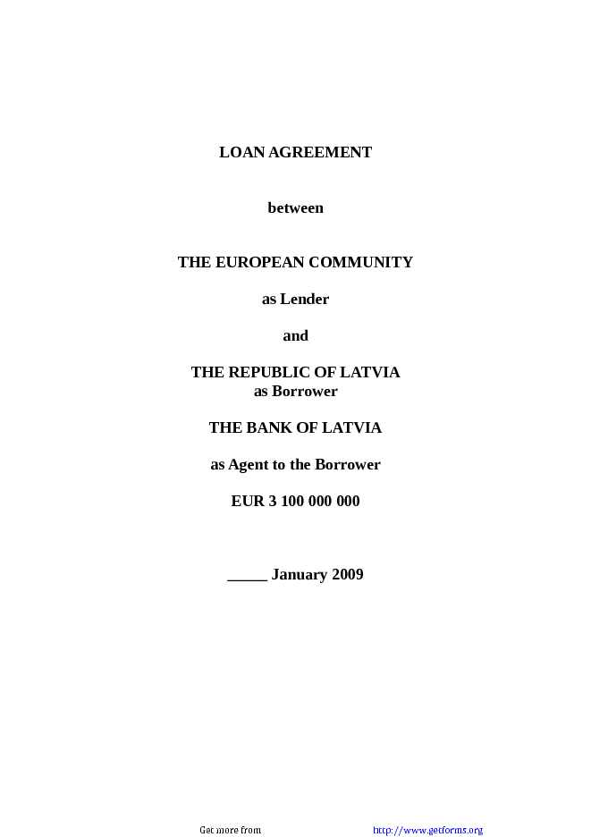 Employee Loan Agreement 3 download Loan Form for free PDF or Word