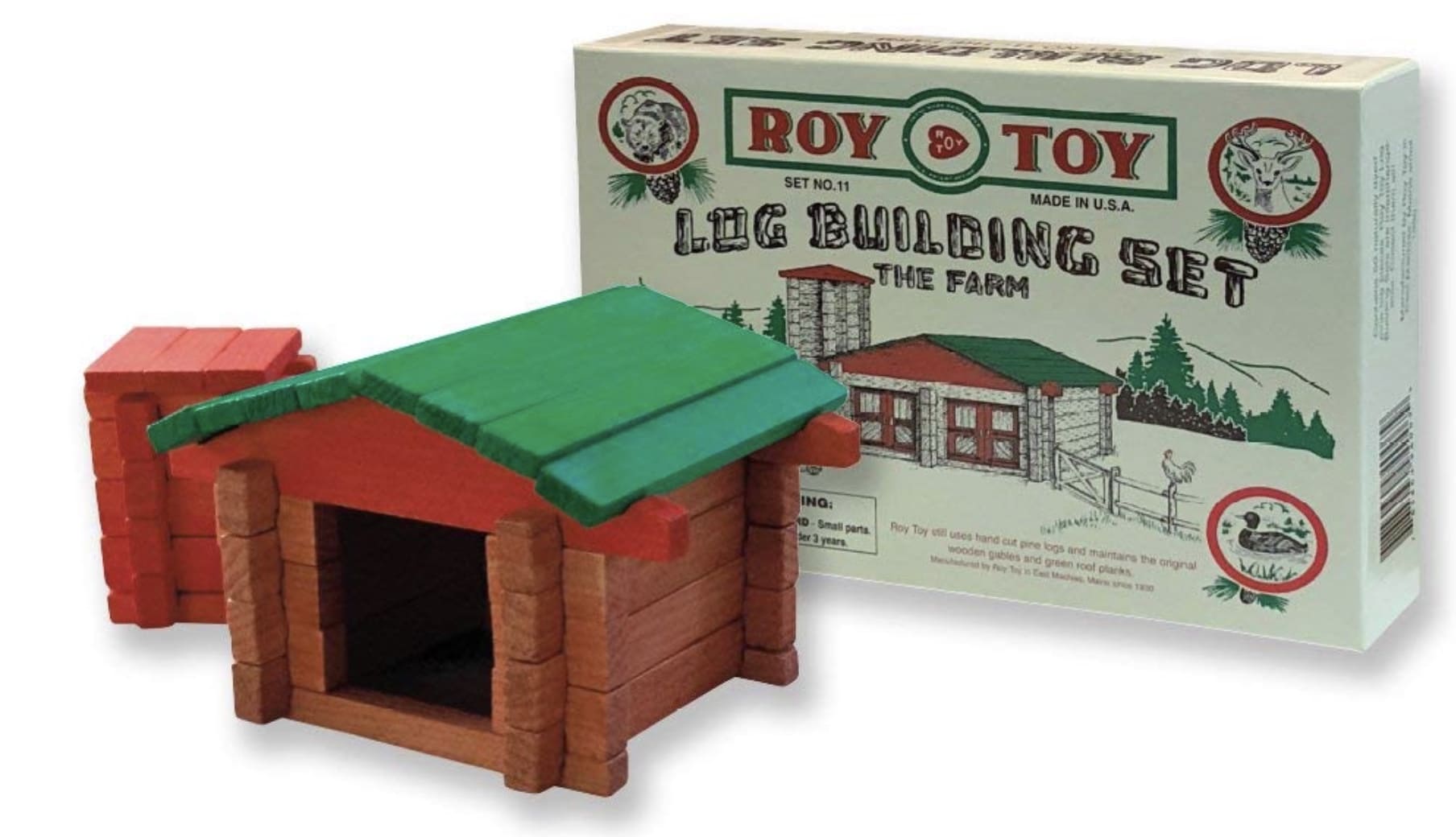 Roy Toy Wooden Toy Building Sets Made in the U.S.A. Get Green Be Well