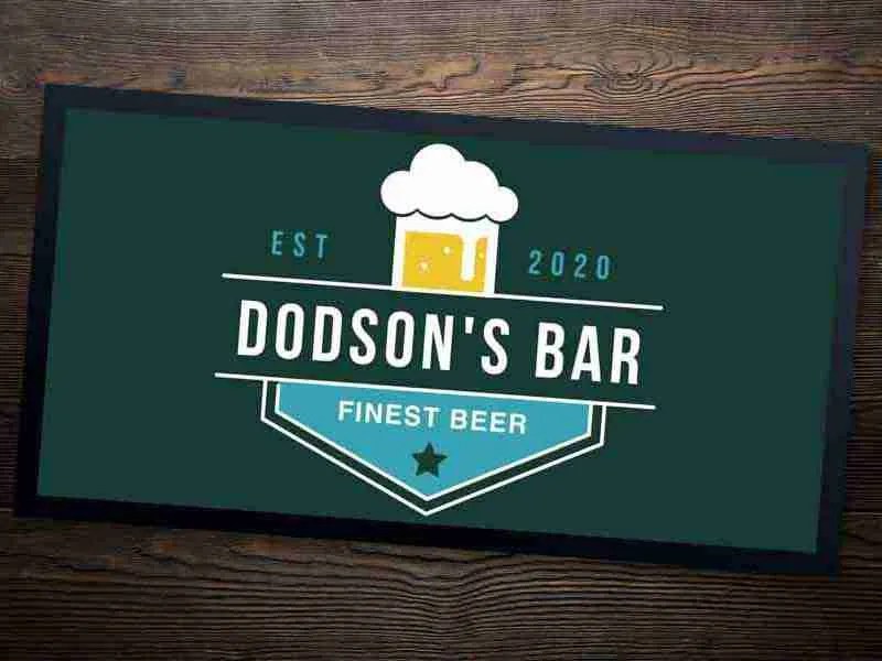Personalised Bar Runners