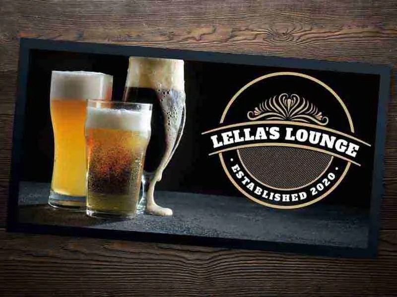 Personalised Bar Runners