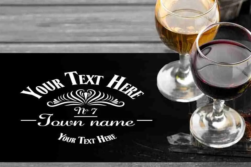 Personalised Bar Runners