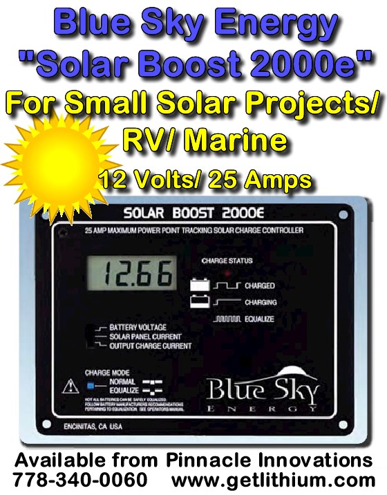 Blue Sky Energy Solar Boost 2000E MPPT Solar Charge Controller for