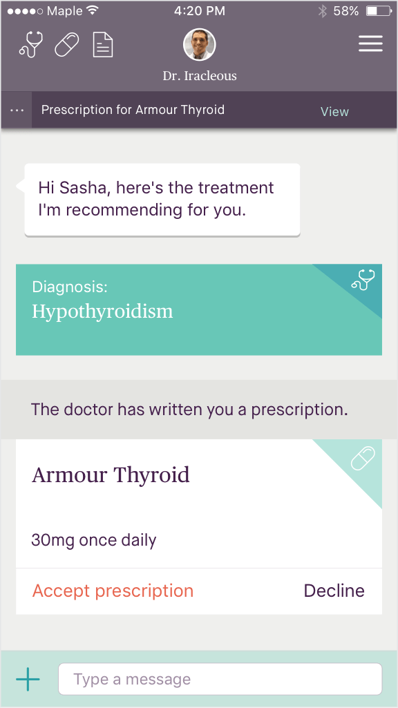 Get an Armour Thyroid Prescription Online Licensed