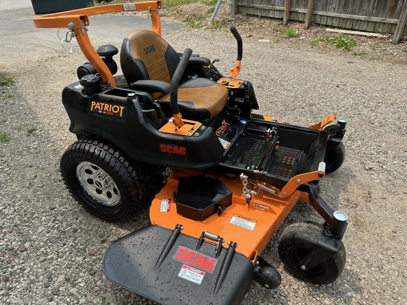61" Scag Patriot Commercial Zero Turn W/ Only 146 Hours! 135 A Month