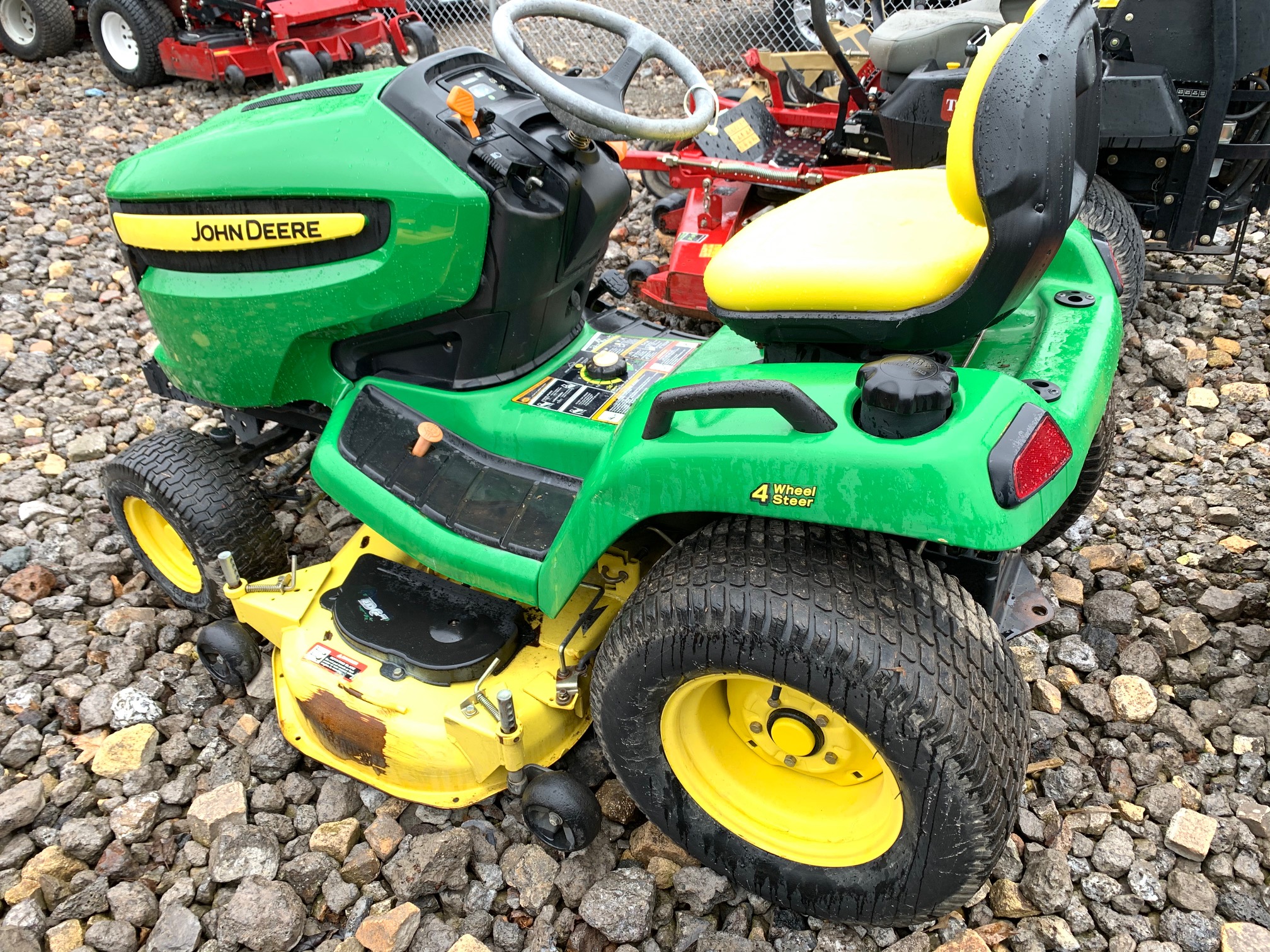 54IN JOHN DEERE X534 ALL WHEEL STEER GARDEN TRACTOR ONLY 55 A MONTH