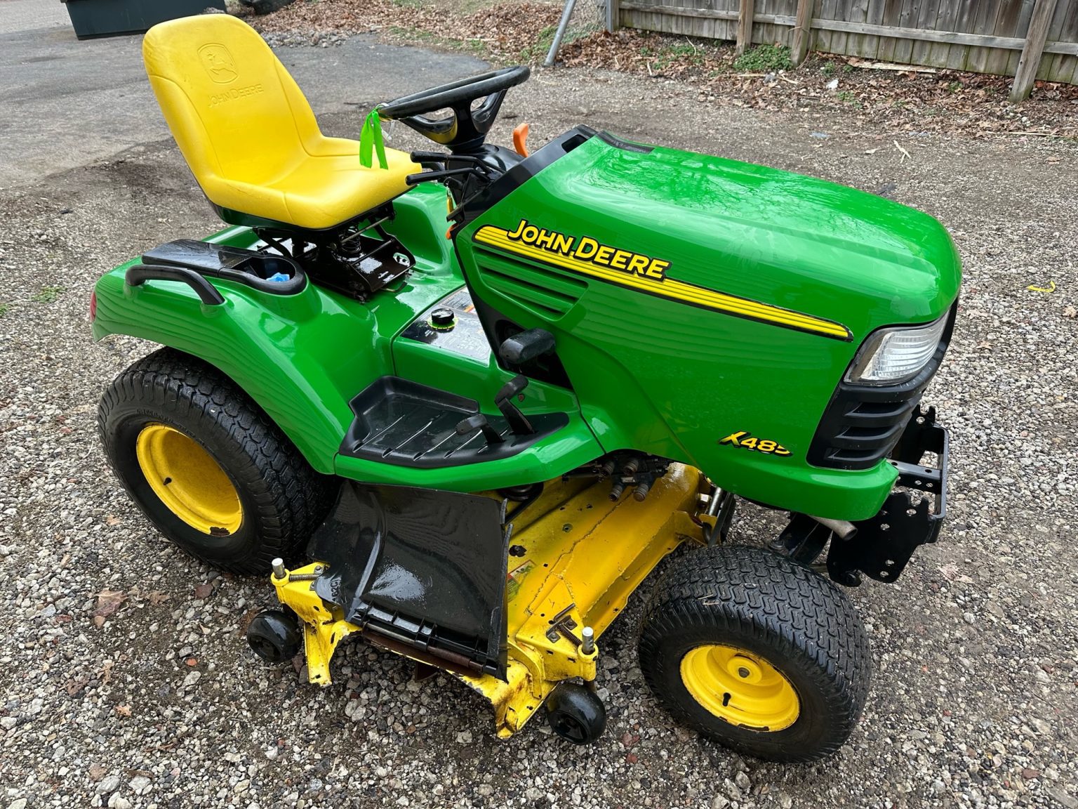 62" John Deere X485 Heavy Duty Garden Tractor! 25hp Kawasaki Efi