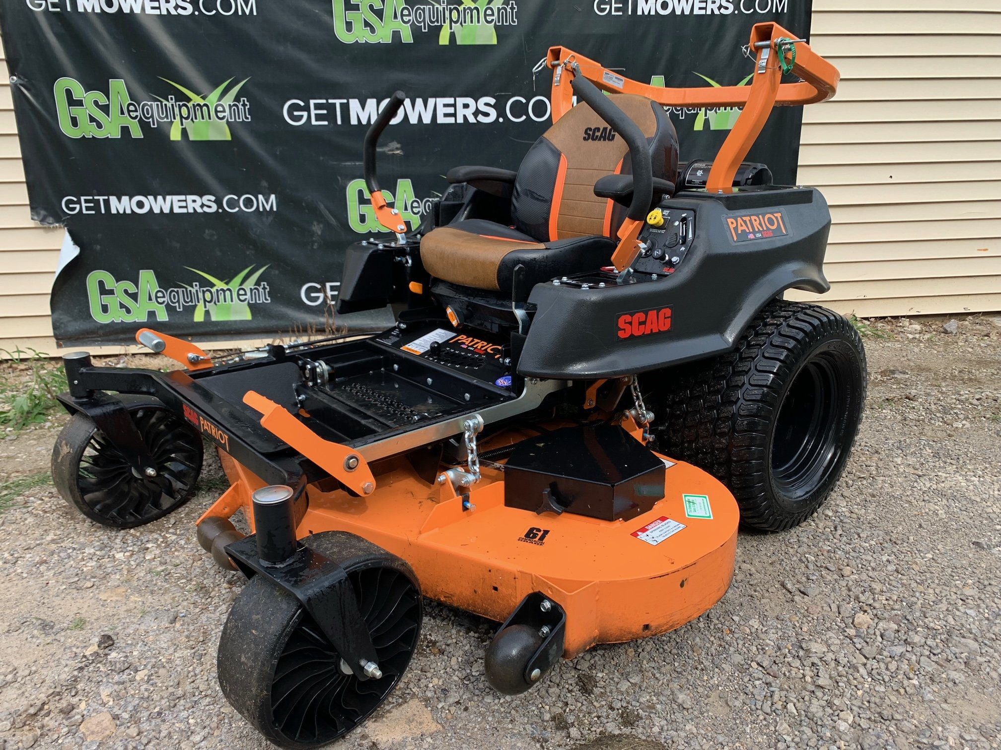 61" Scag Patriot Commercial Zero Turn W/ Only 42 Hours! 150 A Month