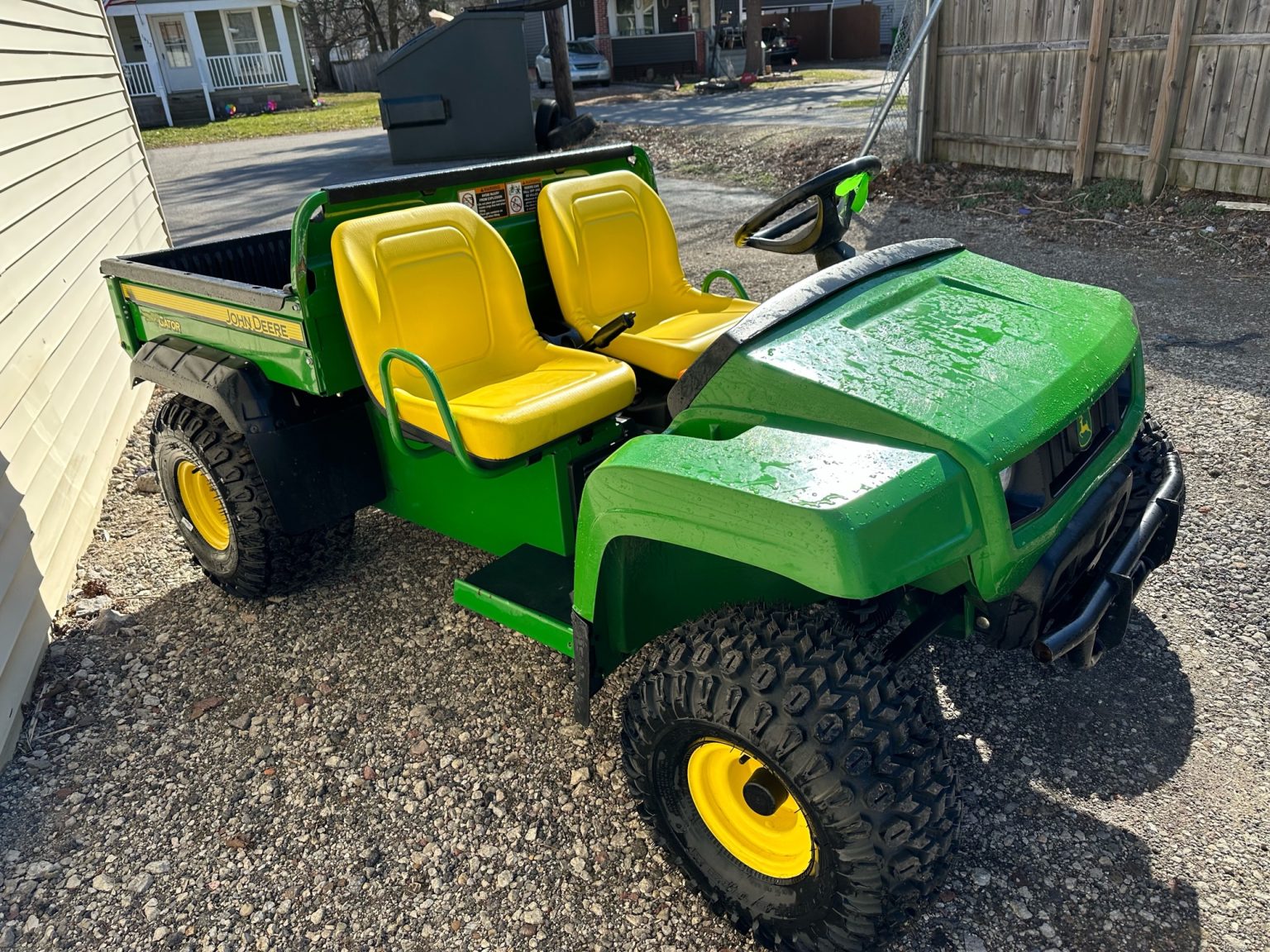 John Deere TS 4X2 Gator Utility Vehicle W/ Kawasaki! Nice Shape! Lawn