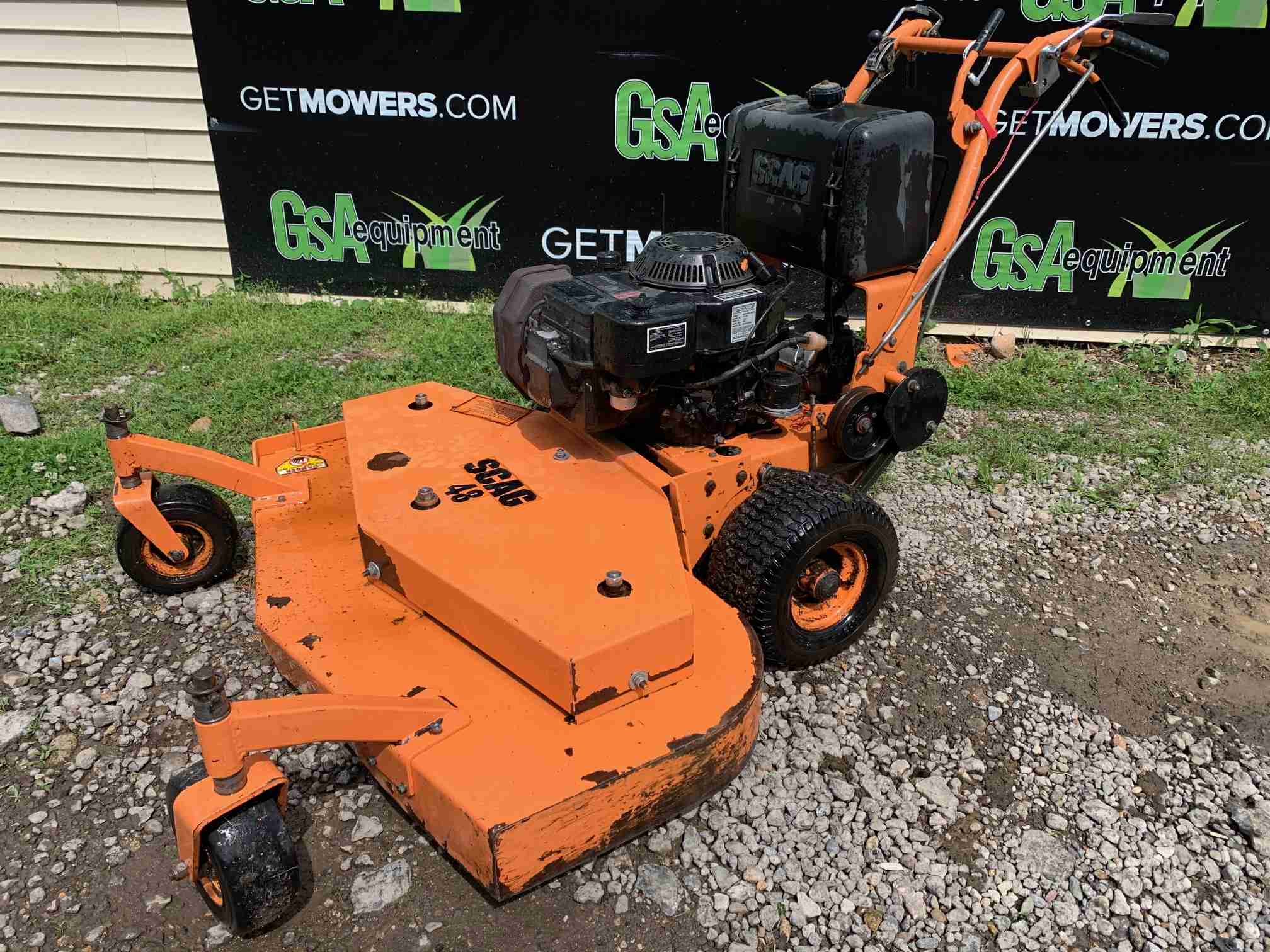 48IN SCAG COMMERCIAL BELT DRIVE WALK BEHIND WITH 14 HP KOHLER ENGINE
