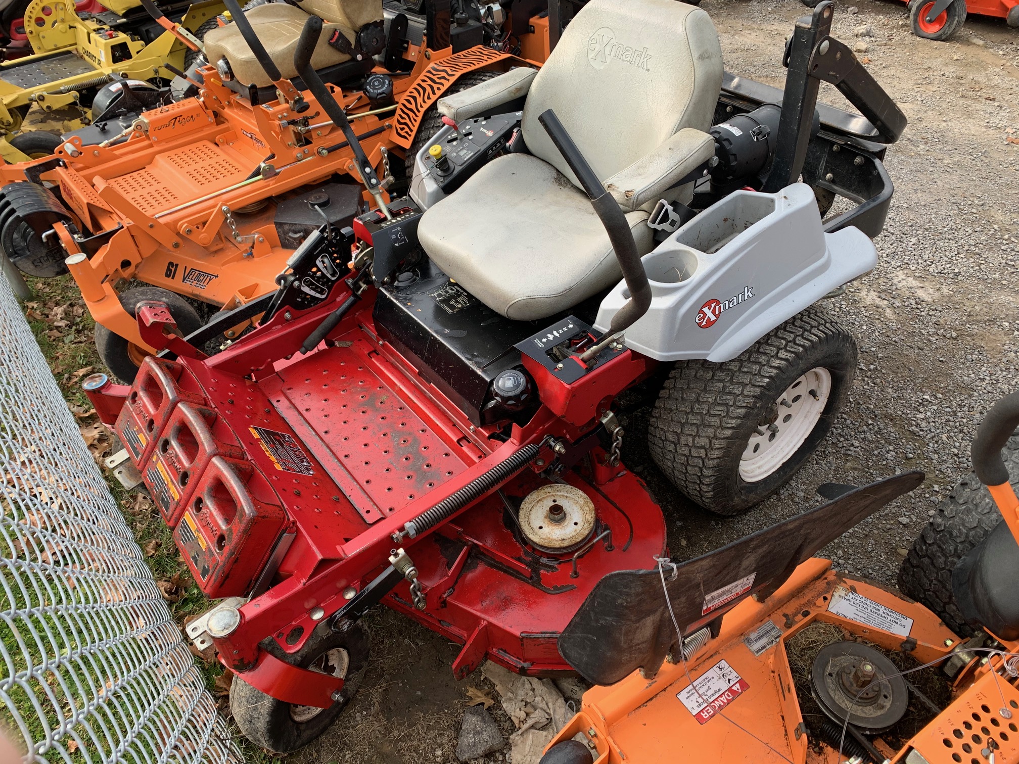 52IN EXMARK LAZER Z COMMERCIAL ZERO TURN MOWER W/22HP! ONLY 52 A MONTH