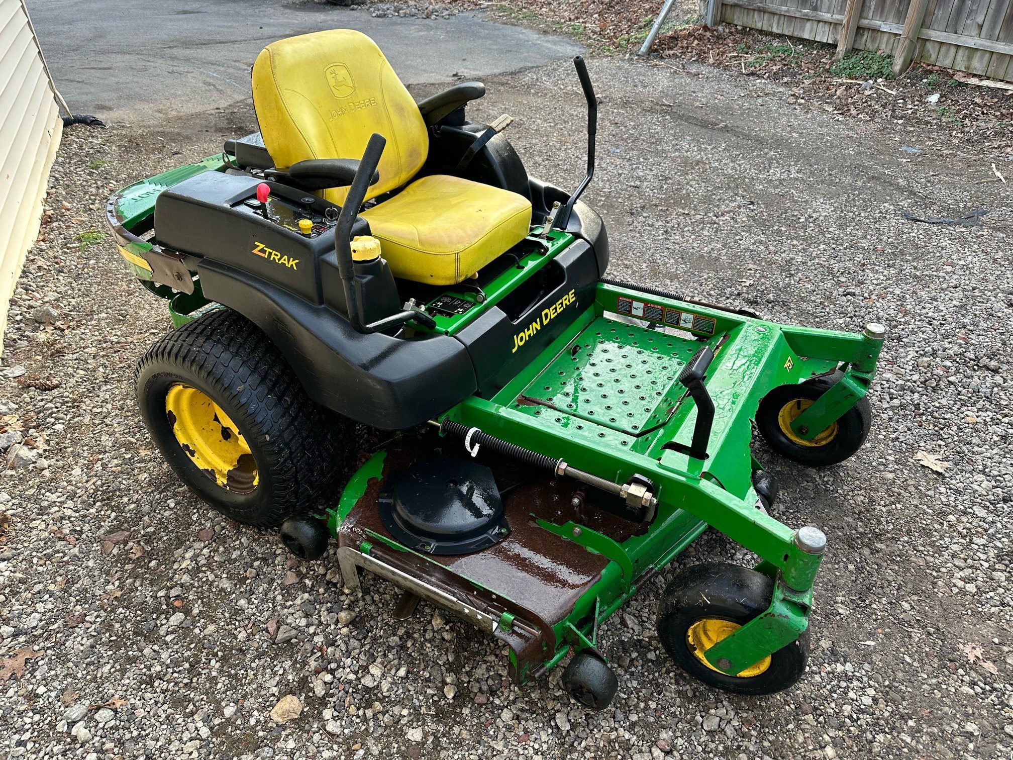 60" John Deere 757 Commercial Zero Turn W/ 25hp Kawasaki! $68 A Month