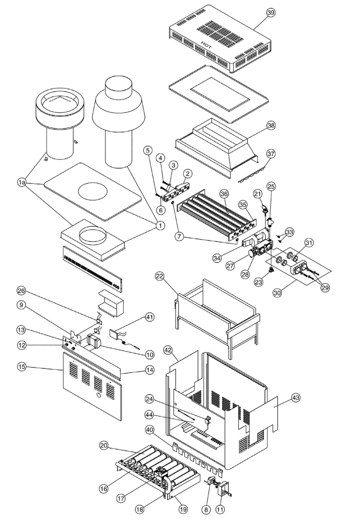 Pentair Minimax® Plus Heater Parts
